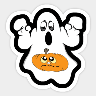 halloween ghost Sticker